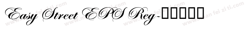 Easy Street EPS Reg字体转换